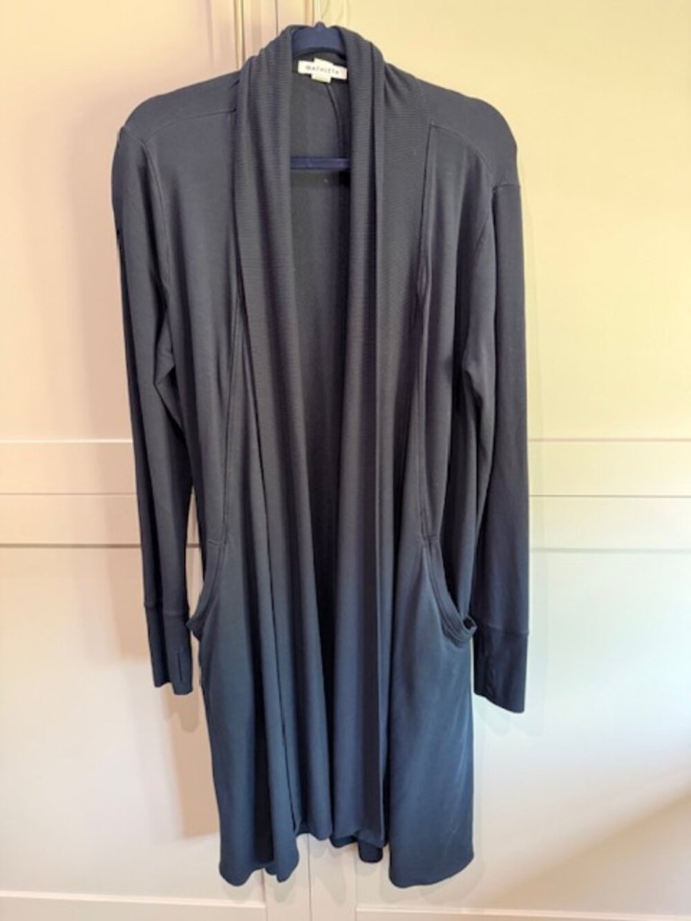 Athleta, Long Cardigan, Navy Blue, Size M, Pockets